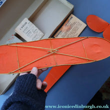 Load image into Gallery viewer, Highly Collectable: 1960 Gilder Model Entitled "L'avion De France".  Le Racer Model. Orange Colour
