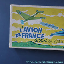 Load image into Gallery viewer, Highly Collectable: 1960 Gilder Model Entitled "L'avion De France".  Le Racer Model. Orange Colour
