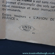 Load image into Gallery viewer, Highly Collectable: 1960 Gilder Model Entitled "L'avion De France".  Le Racer Model. Orange Colour
