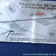 Load image into Gallery viewer, Highly Collectable: 1960 Gilder Model Entitled "L'avion De France".  Le Racer Model. Orange Colour
