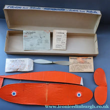 Load image into Gallery viewer, Highly Collectable: 1960 Gilder Model Entitled ’L’Avion De France’. Le Racer Model. Orange Colour - Vintage Toy
