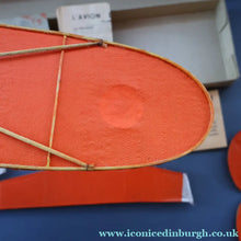 Load image into Gallery viewer, Highly Collectable: 1960 Gilder Model Entitled "L'avion De France".  Le Racer Model. Orange Colour
