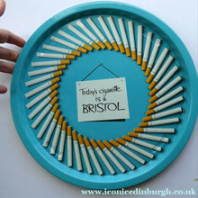 Load image into Gallery viewer, Bristol Cigarettes Advertising Item. Tin Beer Tray 1960s
