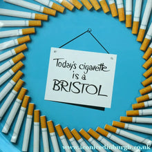 Load image into Gallery viewer, Bristol Cigarettes Advertising Item. Tin Beer Tray 1960s
