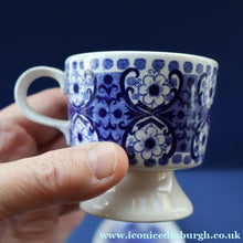 Load image into Gallery viewer, 1960s Arabia of Finland Blue and White ’Ali’ Pattern Trio by Raija Uosikkinen - European Ceramics
