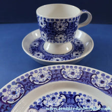 Load image into Gallery viewer, 1960s Arabia of Finland Blue and White ’Ali’ Pattern Trio by Raija Uosikkinen - European Ceramics
