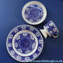 Load image into Gallery viewer, 1960s Arabia of Finland Blue and White ’Ali’ Pattern Trio by Raija Uosikkinen - European Ceramics
