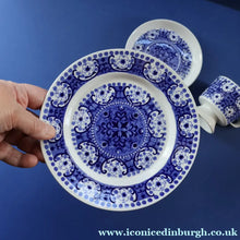 Load image into Gallery viewer, 1960s Arabia of Finland Blue and White ’Ali’ Pattern Trio by Raija Uosikkinen - European Ceramics
