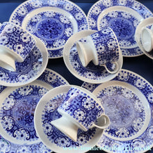 Load image into Gallery viewer, 1960s Arabia of Finland Blue and White ’Ali’ Pattern Trio by Raija Uosikkinen - European Ceramics
