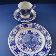 Load image into Gallery viewer, 1960s Arabia of Finland Blue and White ’Ali’ Pattern Trio by Raija Uosikkinen - European Ceramics
