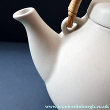 Load image into Gallery viewer, 1960s Finnish Design: GA3 Arabia Pottery Teapot in Matte White. Designed by Ulla Procope
