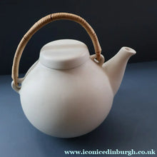 Load image into Gallery viewer, 1960s Finnish Design: GA3 Arabia Pottery Teapot in Matte White. Designed by Ulla Procope
