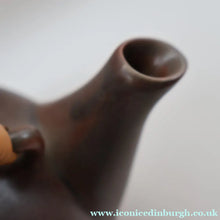 Load image into Gallery viewer, 1960s Arabia of Finland Teapot by Ulla Procope. Larger GA3 Size with Chocolate Brown Glaze - European Ceramics
