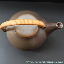 Load image into Gallery viewer, 1960s Arabia of Finland Teapot by Ulla Procope. Larger GA3 Size with Chocolate Brown Glaze - European Ceramics
