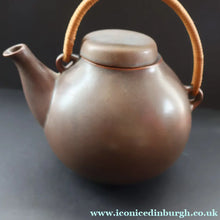 Load image into Gallery viewer, 1960s Arabia of Finland Teapot by Ulla Procope. Larger GA3 Size with Chocolate Brown Glaze - European Ceramics
