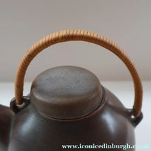 Load image into Gallery viewer, 1960s Arabia of Finland Teapot by Ulla Procope. Larger GA3 Size with Chocolate Brown Glaze - European Ceramics
