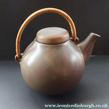 Load image into Gallery viewer, 1960s Arabia of Finland Teapot by Ulla Procope. Larger GA3 Size with Chocolate Brown Glaze - European Ceramics
