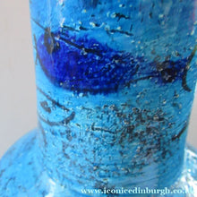 Load image into Gallery viewer, Rare Aldo Londi Bitossi Rimini Blue Pesce or Fish Dish 1960s
