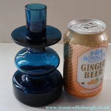 Load image into Gallery viewer, Vintage 1960s Boda-Afors Small BLUE SERIES Candlestick. Designed by Bertil Vallien
