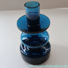 Load image into Gallery viewer, Vintage 1960s Boda-Afors Small BLUE SERIES Candlestick. Designed by Bertil Vallien
