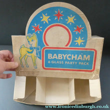 Load image into Gallery viewer, Boxed Set of Six 1960s Babycham Glasses. Plus 3 1950s Babycham Glasses
