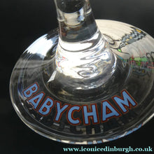Load image into Gallery viewer, Boxed Set of Six 1960s Babycham Glasses. Plus 3 1950s Babycham Glasses
