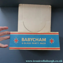 Load image into Gallery viewer, Boxed Set of Six 1960s Babycham Glasses. Plus 3 1950s Babycham Glasses
