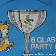 Load image into Gallery viewer, 1960s Collectable BOXED SET of Six Babycham Glasses with Yellow Deer Motif - British Glass
