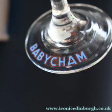 Load image into Gallery viewer, 1960s Collectable BOXED SET of Six Babycham Glasses with Yellow Deer Motif - British Glass
