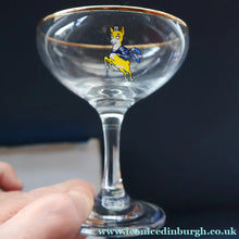 Load image into Gallery viewer, 1960s Collectable BOXED SET of Six Babycham Glasses with Yellow Deer Motif - British Glass
