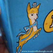 Load image into Gallery viewer, 1960s Collectable BOXED SET of Six Babycham Glasses with Yellow Deer Motif - British Glass
