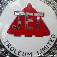 Load image into Gallery viewer, 1960s CAR BADGE for JET Petroleum Ltd

