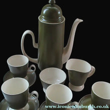 Load image into Gallery viewer, 1960s Olive Oslo Part Coffee Set Carlton Ware 
