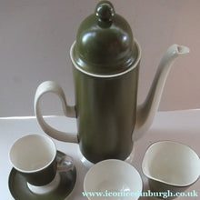 Load image into Gallery viewer, 1960s Olive Oslo Part Coffee Set Carlton Ware 
