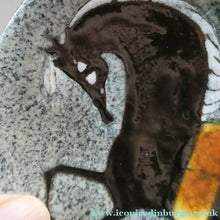 Load image into Gallery viewer, 1960s CHELSEA Studio Pottery (Joyce Morgan) Decorative Wall Plate: Hand-Painted Horse Design
