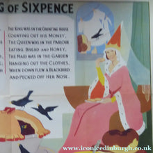 Load image into Gallery viewer, 1960s Child's Nursery Poster. SING A SONG OF SIXPENCE

