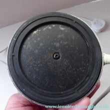 Load image into Gallery viewer, 1960s CHROME DESK LAMP with movable shiny chrome shade, and on / off switch on the base
