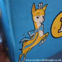 Load image into Gallery viewer, 1960s Collectable BOXED SET of Six Babycham Glasses with Yellow Deer Motif - British Glass
