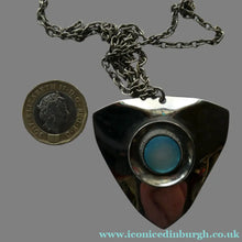 Load image into Gallery viewer, Vintage 1960s Lord Python SHEFFIELD STAINLESS STEEL Brutalist  Pendant
