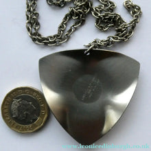 Load image into Gallery viewer, Vintage 1960s Lord Python SHEFFIELD STAINLESS STEEL Brutalist  Pendant
