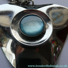 Load image into Gallery viewer, Vintage 1960s Lord Python SHEFFIELD STAINLESS STEEL Brutalist  Pendant
