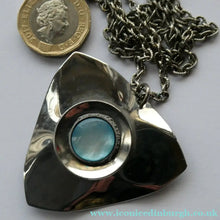 Load image into Gallery viewer, Vintage 1960s Lord Python SHEFFIELD STAINLESS STEEL Brutalist  Pendant
