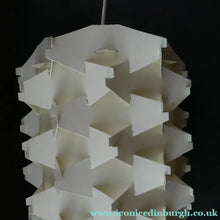 Load image into Gallery viewer, 1960s COSMO White Pendant Lamp Shade by Flemming Brylle &amp; Preben Jacobsen, Denmark
