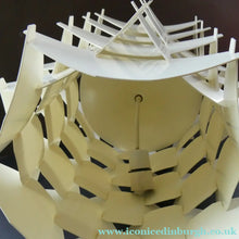 Load image into Gallery viewer, 1960s COSMO White Pendant Lamp Shade by Flemming Brylle &amp; Preben Jacobsen, Denmark
