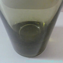 Load image into Gallery viewer, Per Lutken for Holmegaard. Olive-Grey Tubular Chimney Vase. Signed and dated 1960
