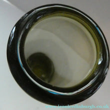 Load image into Gallery viewer, Per Lutken for Holmegaard. Olive-Grey Tubular Chimney Vase. Signed and dated 1960
