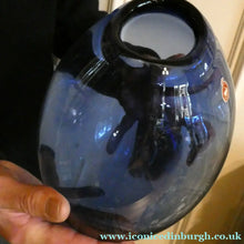 Load image into Gallery viewer, Large 1960s Per Lutken Soap Bubble Holmegaard Glass Vase 10 inches
