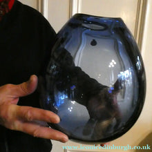 Load image into Gallery viewer, Large 1960s Per Lutken Soap Bubble Holmegaard Glass Vase 10 inches
