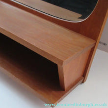 Load image into Gallery viewer, 1960s DANISH Pedersen &amp; Hansen Teak Mirror with Shelf
