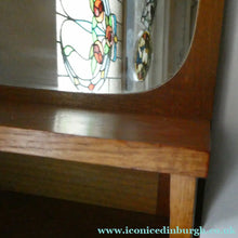 Load image into Gallery viewer, 1960s DANISH Pedersen &amp; Hansen (P&amp;H) wall mirror in a teak wooden frame with a small integrated shelf
